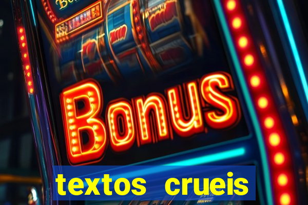 textos crueis demais pdf